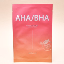Отшелушивающая маска-салфетка с кислотами Barulab The Clean Vegan AHA/BHA Mask 23 г