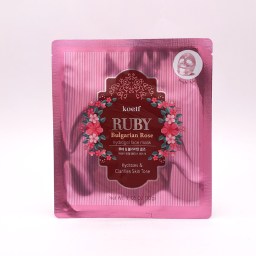 Гидрогелевая маска с рубином и болгарской розой Koelf Ruby & Bulgarian Rose Hydro Gel Mask Pack 