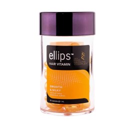 Масло для сильно повреждённых волос Ellips Hair Vitamin  Smooth&Silky with Pro-Keratin complex (50 шт, банка)