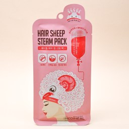 Одноразовая маска для волос с паровым эффектом MEDIHEAL Hair Sheep Steam Pack 40 г