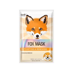 Тканевая детокс-маска с дыней и гибискусом Epielle Detoxifying & Renewing Fox Mask 23г