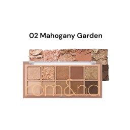 Палетка теней для век в коричневых оттенках Rom&nd Better Than Palette 02 Mahogany Garden