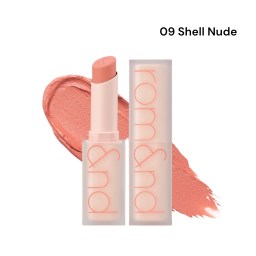  Мягкая кремовая матовая помада Rom&nd Zero Matte Lipstick (09 Shell Nude) 3 г