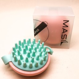 Силиконовая массажная щетка для мытья головы Masil Head Cleaning Massage Brush 