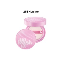 Тональный кушон с влажным финишем в светлом оттенке с нейтральным подтоном UNLEASHIA Dont Touch Glass Pink Cushion (#21N Hyaline) 15 гр