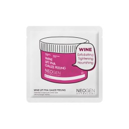 Очищающие пилинг-пэды с вином и кислотами Neogen Dermalogy Wine Lift PHA Gauze Peeling Pad 1 шт * 7 мл