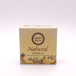 Косметическое мыло с экстрактом банана и яблока Happy Bath Natural 85 г